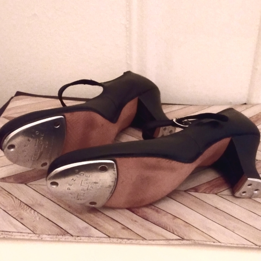 Vtg Taffy's Tap Shoes Size 7.5 Big Girl - Picture 5 of 12